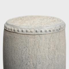 Studded Limestone Drum - 4259623