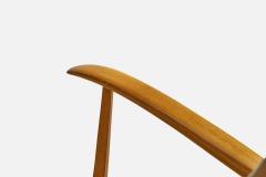 Studio BBPR Attribution Lounge Chairs with Oak Brass and Canvas Italy 1950s - 4773831