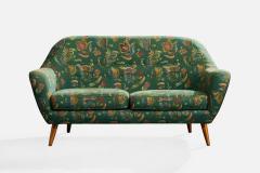Svante Skogh Sofa with Wood and Fabric Sweden 1950s - 4772018