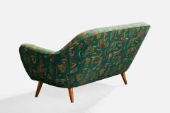 Svante Skogh Sofa with Wood and Fabric Sweden 1950s - 4772019