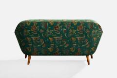 Svante Skogh Sofa with Wood and Fabric Sweden 1950s - 4772020