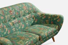 Svante Skogh Sofa with Wood and Fabric Sweden 1950s - 4772022