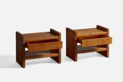 Swedish Designer Nightstands in Pine Sweden 1970s - 4772876