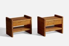 Swedish Designer Nightstands in Pine Sweden 1970s - 4772877