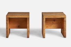 Swedish Designer Stools in Pine Sweden 1970s - 4773080