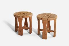 Swedish Designer Stools in Pine c 1940s - 4772666