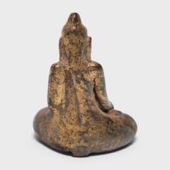 Thai Gilt Bronze Seated Buddha - 4166503