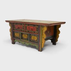 Tibetan Mountain Landscape Coffer - 4255682