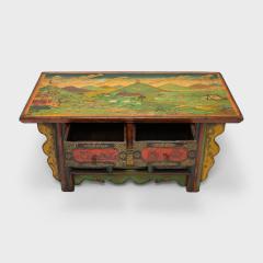 Tibetan Mountain Landscape Coffer - 4255683