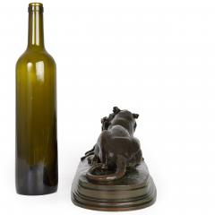 Tigre Devorant une Gazelle Antoine Louis Barye Barbedienne - 4407300