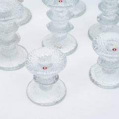Timo Sarpaneva Timo Sarpaneva Festivo Glass Candlesticks for Iittala Findland 1960s - 363954