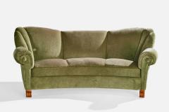 Tor Wolfenstein Tor Wolfenstein Sofa with Fabric and Wood Sweden 1940s - 4772209