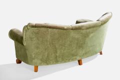 Tor Wolfenstein Tor Wolfenstein Sofa with Fabric and Wood Sweden 1940s - 4772210