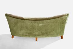 Tor Wolfenstein Tor Wolfenstein Sofa with Fabric and Wood Sweden 1940s - 4772211