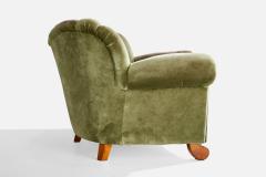 Tor Wolfenstein Tor Wolfenstein Sofa with Fabric and Wood Sweden 1940s - 4772213