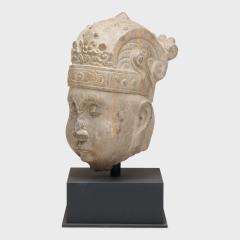 Tranquil Stone Bodhisattva Head - 4166733