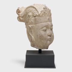 Tranquil Stone Bodhisattva Head - 4166736