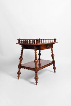 Turned wood english console 1910s  - 4539708