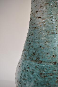 Turquoise and white lamp France 1960s  - 4540033