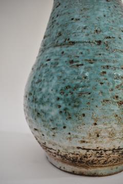 Turquoise and white lamp France 1960s  - 4540034