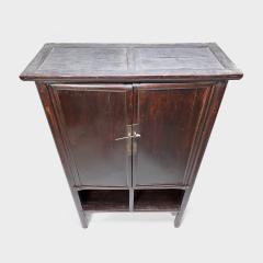 Two Door Tapered Cabinet with Open Shelves - 4181506
