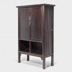 Two Door Tapered Cabinet with Open Shelves - 4258030