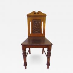 Unique English Oak Side Chair Circa 1885 - 2758959