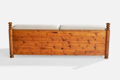 Uno Osten Kristiansson Uno Kristiansson Sofa with Pine and Fabric Sweden 1970s - 4772238