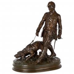 Valet de Limier Pierre Jules Mene cast by F Barbedienne - 4407234