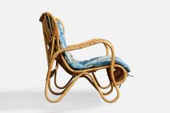 Viggo Boesen Sofa with Bamboo Rattan and Fabric Denmark 1950s - 4772278