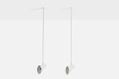 Vilhelm Lauritzen Pendant Lights in Metal Denmark 1950s - 4772281