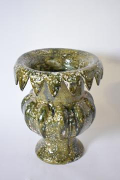 Villandry 45cm green honey ceramic vase Barracuda edition  - 4540074