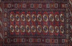 Vintage Turkmen Rug 38 x 59 - 4275427