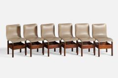 Vittorio Introini Chelsea Dining Room Chairs in Leather Italy 1960s - 4772317