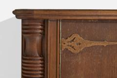 Vittorio Valabrega Attribution Wall Mounted Cabinet in Oak Italy 1930s - 4778557