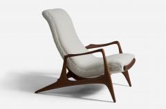 Vladimir Kagan Lounge Chair in Walnut for Kagan Dreyfuss Inc c 1950 - 4772322