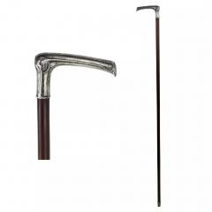 Walking Cane With A Silver Handle In The Art Nouveau Style Russia - 4781672