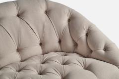 Ward Bennet Sofa with Aluminium and Fabric USA 1950s - 4772395