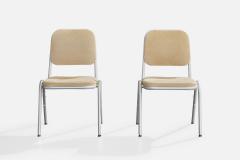 Warren McArthur Dining Room Chairs with Aluminum and Fabric 1955 - 4772445