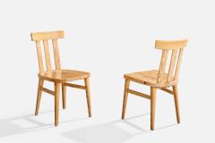 Werner West Dining Room Chairs in Pine Finland 1950s - 4772492