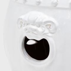 White Double Coin Garden Stool - 4182135