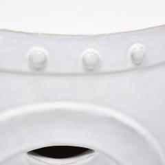 White Double Coin Garden Stool - 4182141