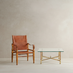 Wilhelm Kienzle Beechwood and Leather Safari Chair Wilhelm Kienzle - 4469701