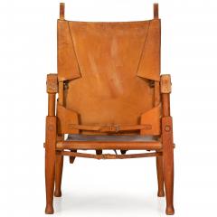 Wilhelm Kienzle Leather and Oak Safari Chair Wilhelm Kienzle ca 1950 - 4469679