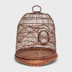 Woven Bamboo Birdcage - 4166142