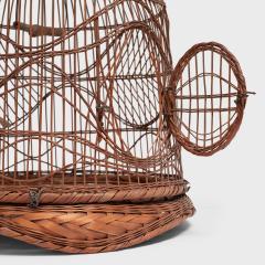 Woven Bamboo Birdcage - 4459454