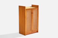 Yngve Ekstrom Cabinets with Pine and Rattan Sweden 1960s - 4772532