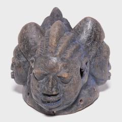 Yoruba Four Headed Egungun Headdress - 4166584