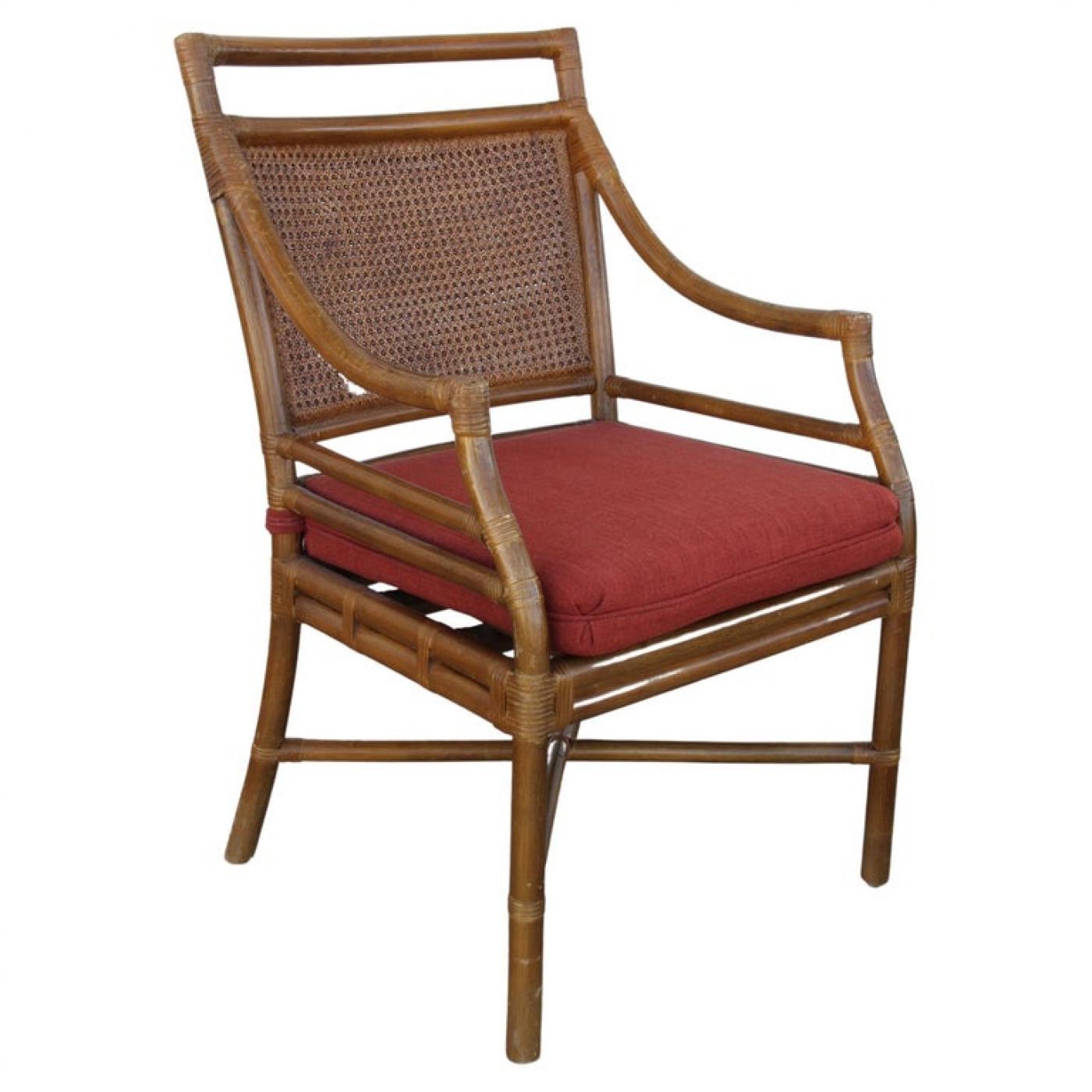 McGuire Furniture McGuire Style MidCentury Cane Bamboo Dining Chairs