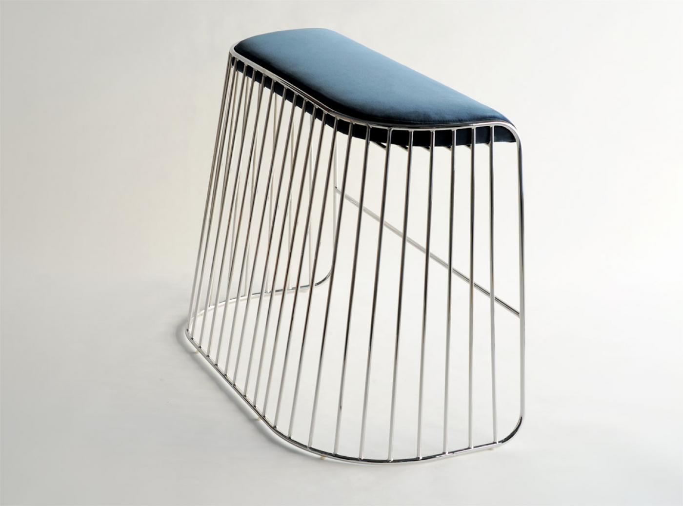 Phase Design Bride's Veil Double Bar Stool